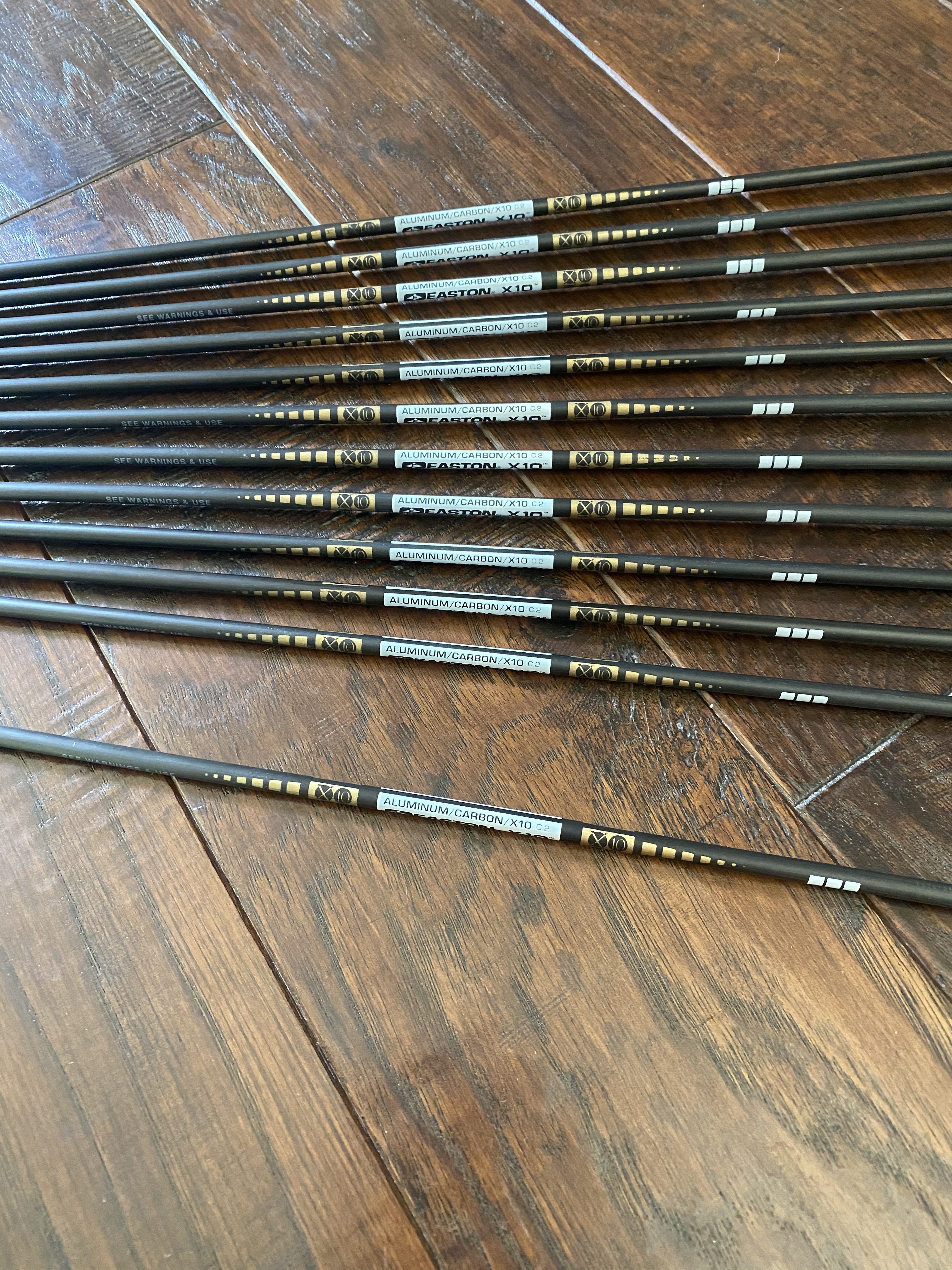 Easton X10 Shaft - 380 C2 10 pcs. Used